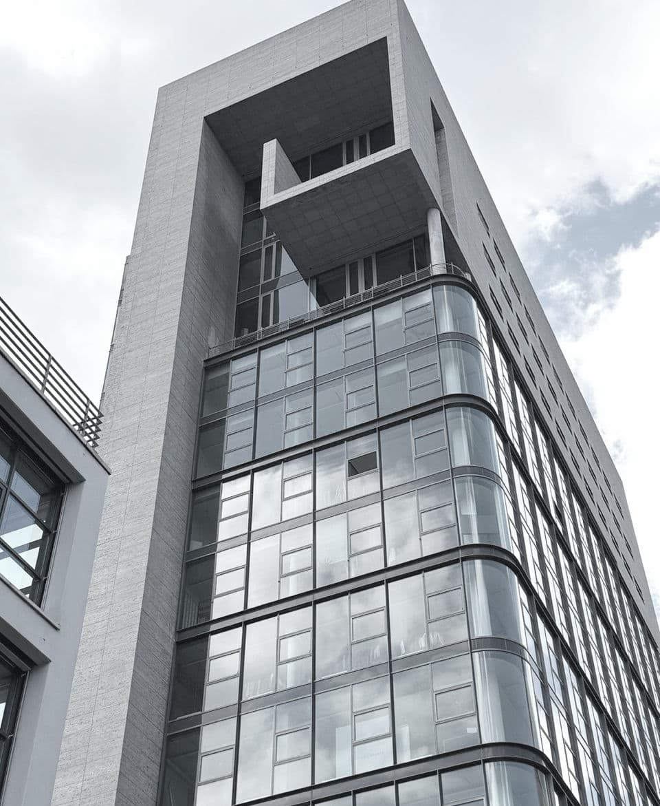 Bürogebäude der rwQUANTICAL GmbH im Medienhafen